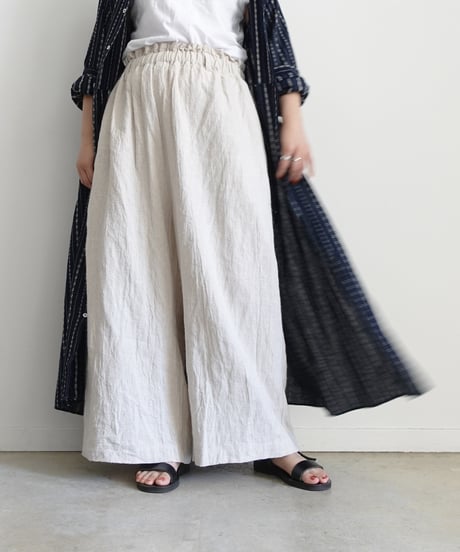 ichiAntiquités  801134  Vintage Linen Relax Pants / B : NATURAL
