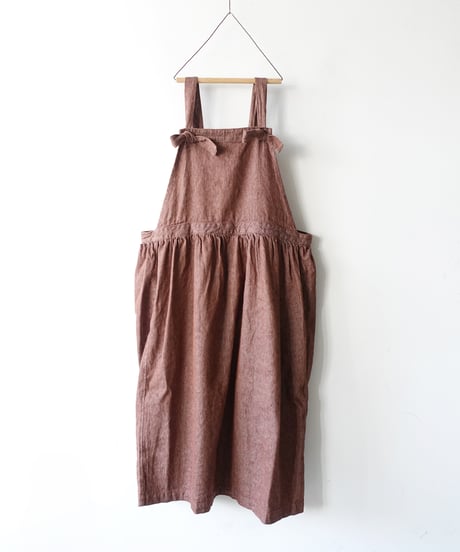 ichiAntiquités 1100934 Linen Cotton Denim Apron Dress / 2 COLORS