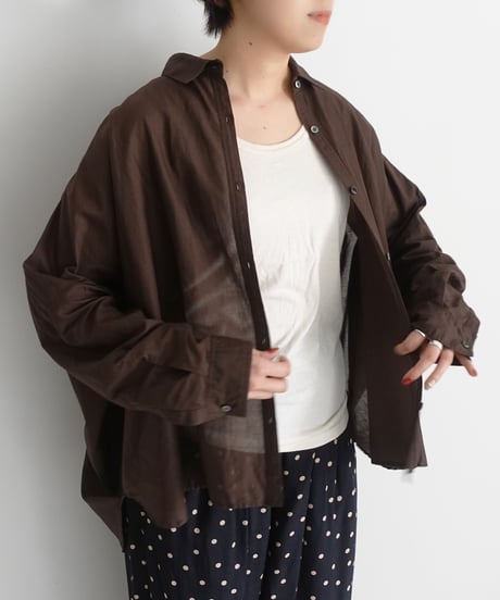 i c h i 241118 Cotton Dolman Sleeve Shirt / 7 COLORS