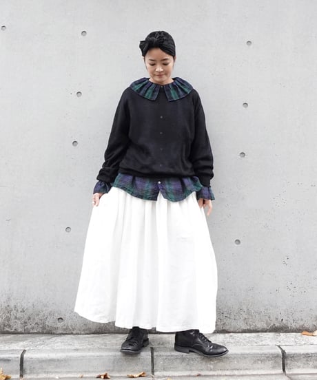 i c h i  240758 Sheer Knit Pullover / 3 COLORS