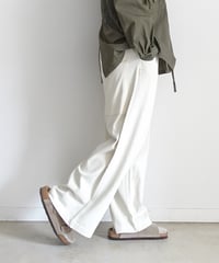 i c h i  241143 Heavy Cotton Relax Pants / 2 COLORS