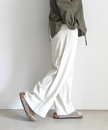 i c h i  241143 Heavy Cotton Relax Pants / 2 COLORS