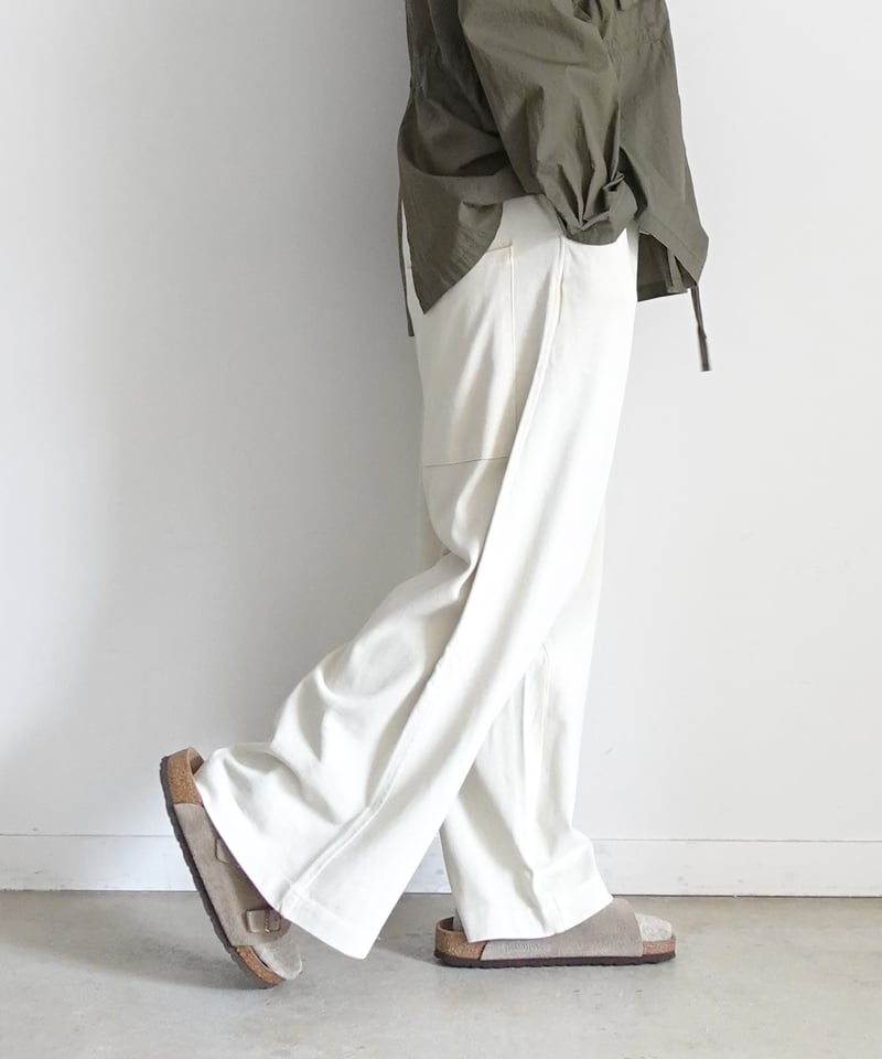 i c h i 241143 Heavy Cotton Relax Pants / 2 CO