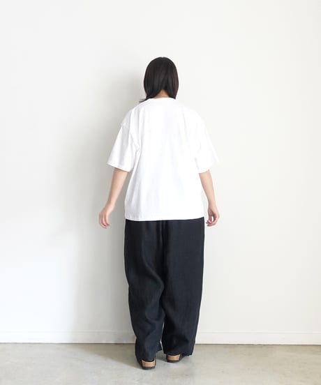 i c h i  251056  "Libre Comme l'Air" Flower Atelier Pigment Over T Shirt / 2 COLORS