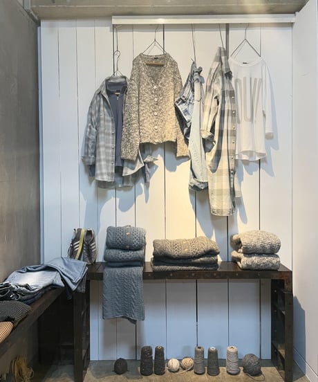 i c h i  241230 Denim Sarrouel Pants / C : SAXE BLUE・2 SIZE