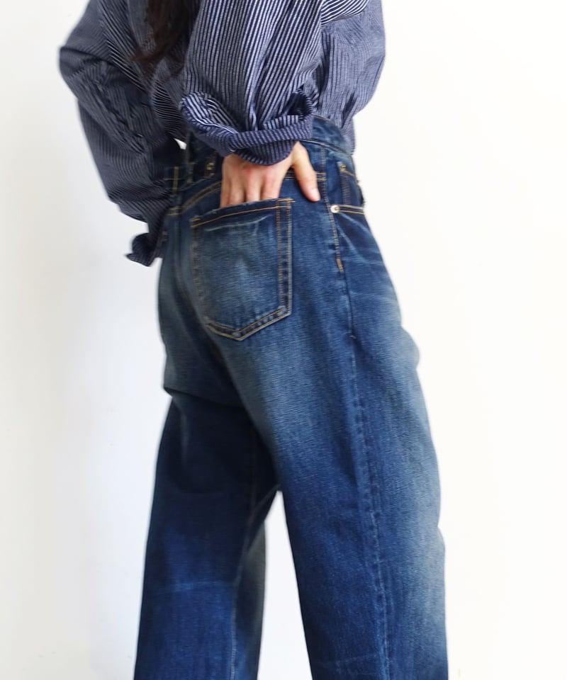 i c h i 201141 Denim Sarrouel Pants / B : DARK i c h i 201141 Denim Sarrouel Pants / B : DARK