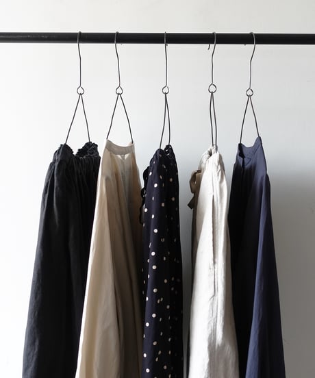 i c h i  250704 Band Collar Cotton Shirt / 2 COLORS