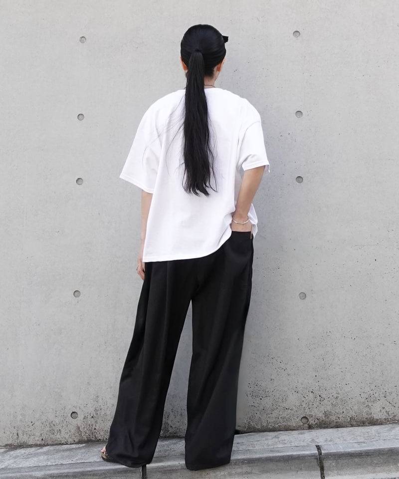 i c h i 231219 Wide Tuck Pants / 2 COLORS | i ...