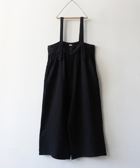 【 ONLINE LIMITED 】i c h i  250122  Linen Salopette / 2 COLORS