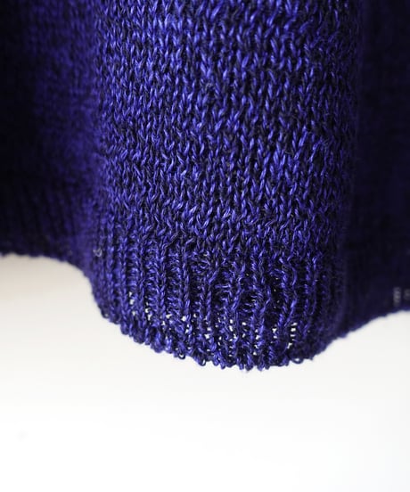 ichiAntiquités 1100960 Cotton Linen Wholegarment Knit Pullover / 3 COLORS
