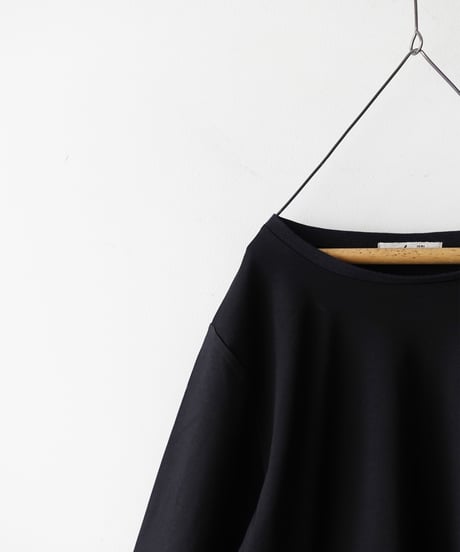 ichiAntiquités 1100959 Smooth Cotton Pullover / C : BLACK