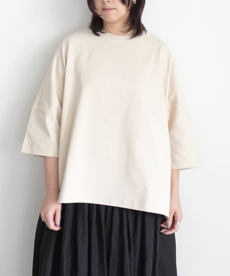 i c h i  231057  Heavy Cotton Wide Pullover / 2 COLORS