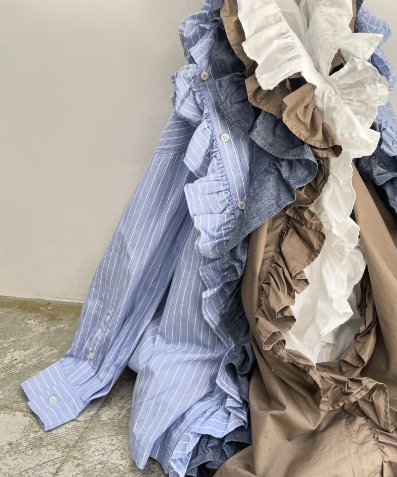 i c h i Frill Shirt / 4 COLORS | i c h i