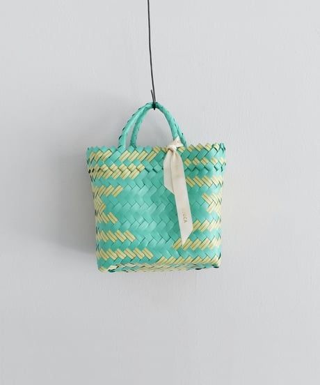 KYUCA  KY0343  Mix Color Plastic Marché Basket / 4 COLORS ( size XS )