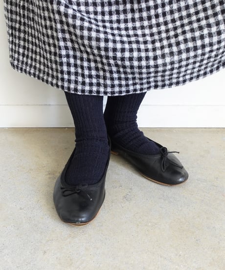 LOITER  L047  Linen Color Rib Socks / 6 COLORS