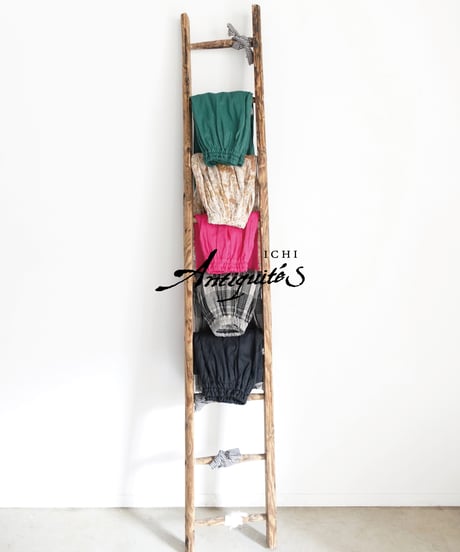 ichiAntiquités 1100603 Linen Cotton Relax Pants / 3 COLORS