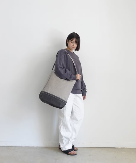 LOITER  L006  Canvas Medium Shoulder Bag / 3 COLORS ( size M )