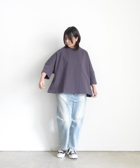 i c h i  241230 Denim Sarrouel Pants / C : SAXE BLUE・2 SIZE