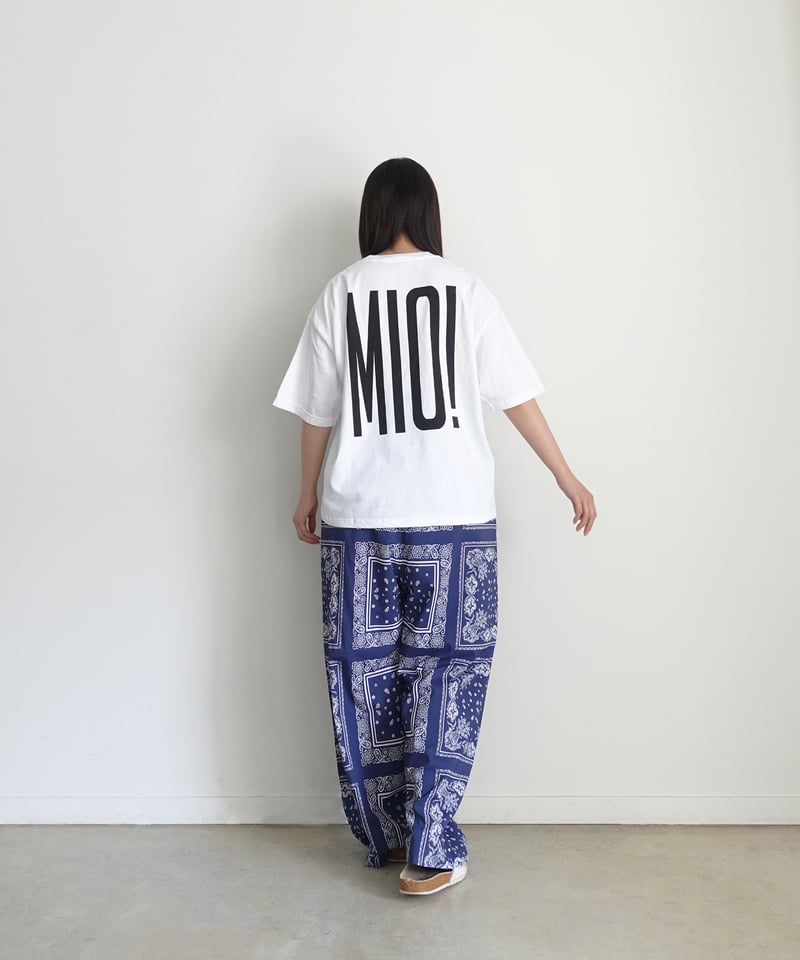 i c h i 251105 Bandana Print Relax Pants / B