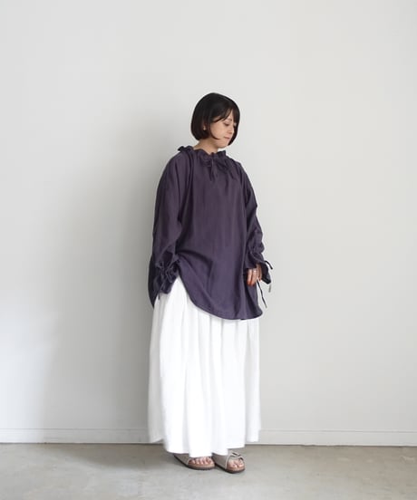 i c h i  241040  Organic Cotton Over Blouse / 2 COLORS