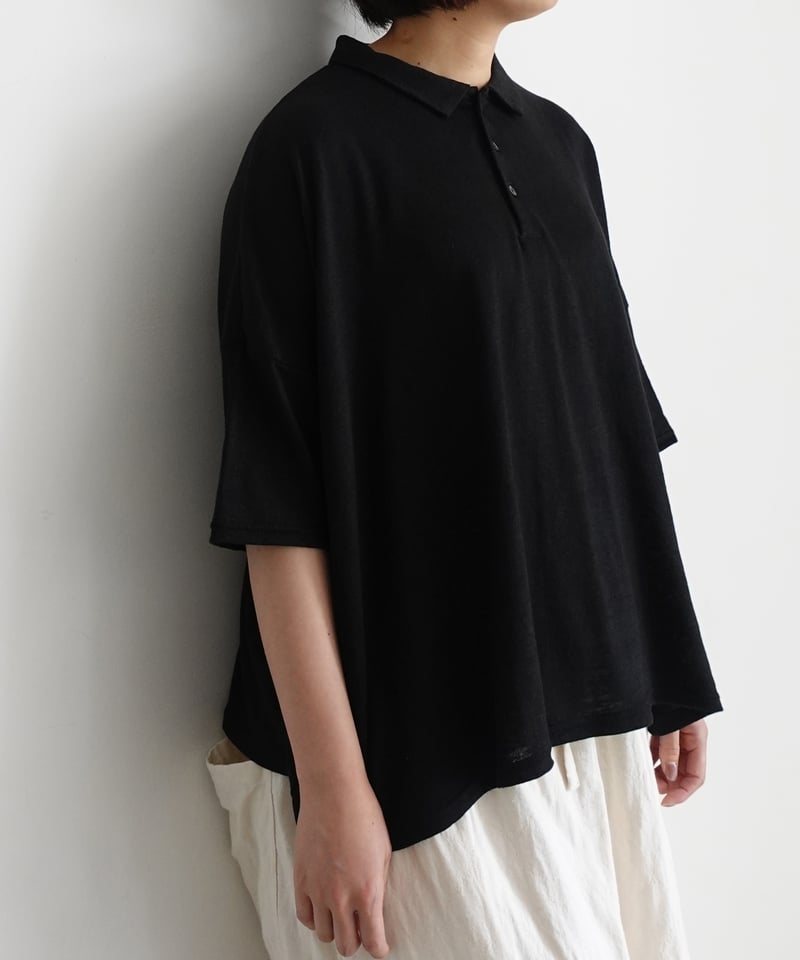 ichiAntiquités 1001154 Linen Big POLO / 2 COLOR