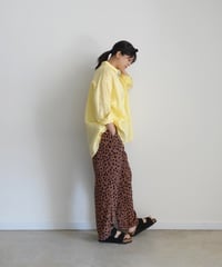 i c h i 251209 Relax Linen Shirt / 5 COLORS : WHITE・YELLOW・PINK
