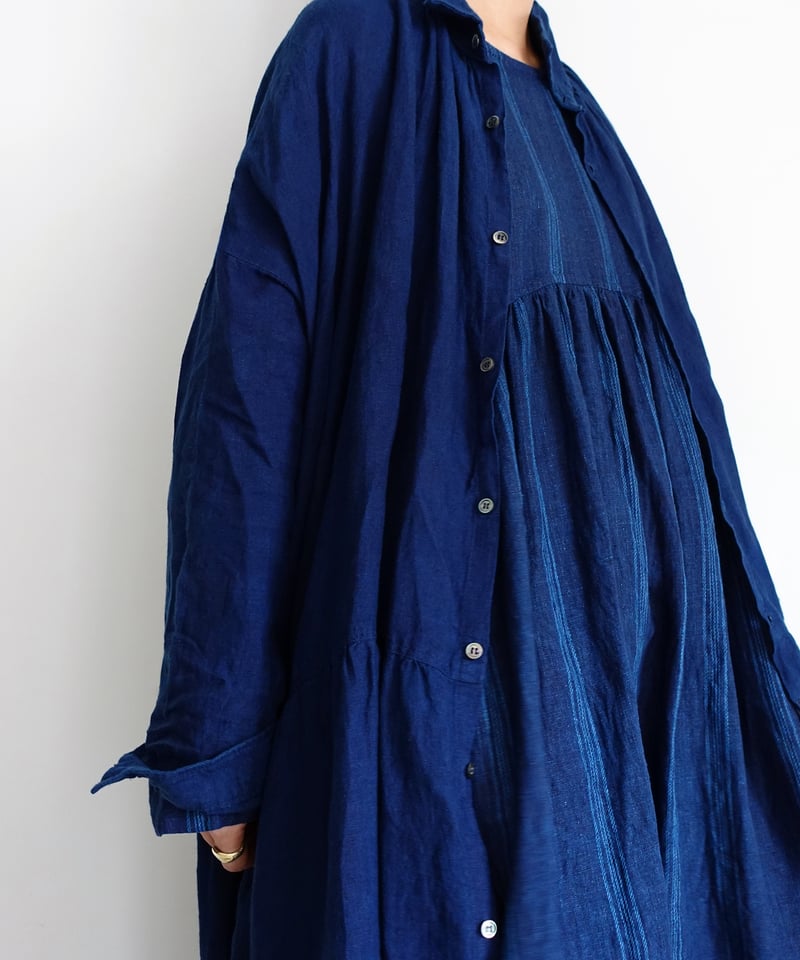 ONLINE LIMITED】ichiAntiquités 1000630 INDIGO L 