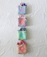 KYUCA  KY0343  Mix Color Plastic Marché Basket / 4 COLORS ( size XS )