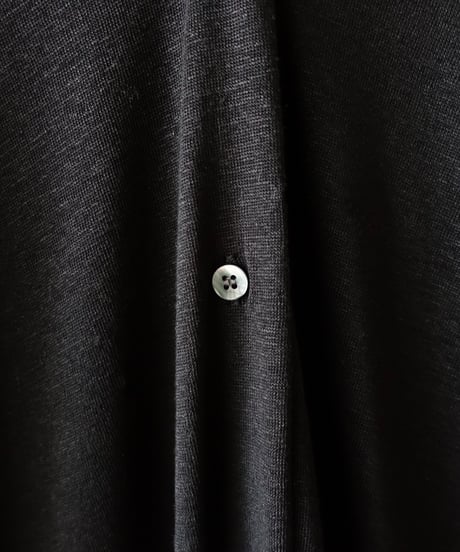 【 LIMITED COLLECTION 】Antiquités noir  801209 Linen Long Robe Cardigan / B : BLACK