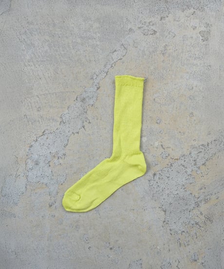 LOITER L047 Linen Color Rib Socks / 2 COLORS