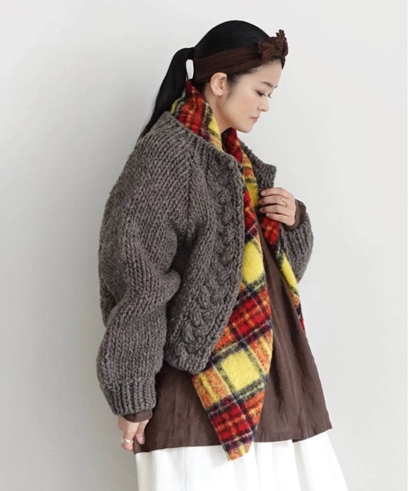 ichiAntiquités 1000394 PERU Hand Knit Cardigan