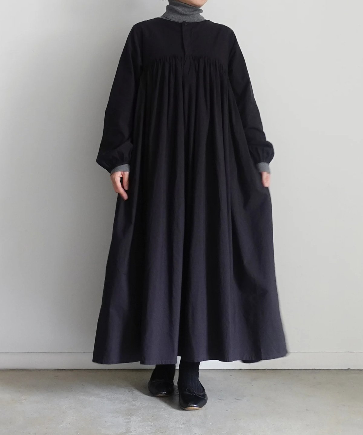 ichi＊コットンリネンギンガム2wayワンピース i c h i 241018 Cotton Linen 2way Dress / 2 COLO