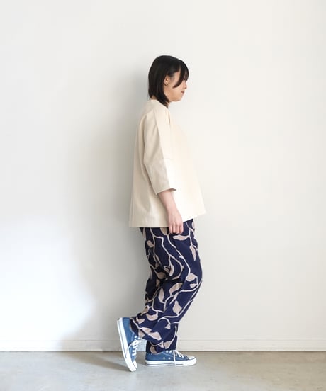 i c h i  231057  Heavy Cotton Wide Pullover / 2 COLORS