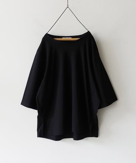 ichiAntiquités 1100959 Smooth Cotton Pullover / C : BLACK