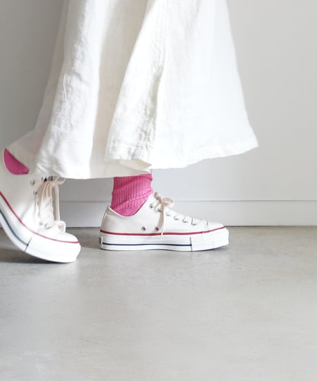 LOITER L047 Linen Color Rib Socks / 2 COLORS