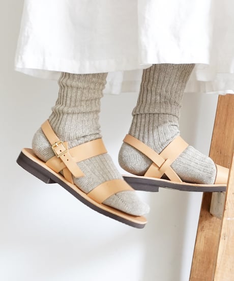 Ateliers Monastiques De La Garde MJ001 : Sandal "Scholastique" / Color NATUREL