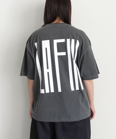 i c h i  251153  "VENDREDI / LAFIN" Pigment Over T Shirt / 2 COLORS
