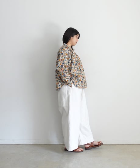 ichiAntiquités 1001109 LIBERTY Cotton Flower Shirt / 2 COLORS