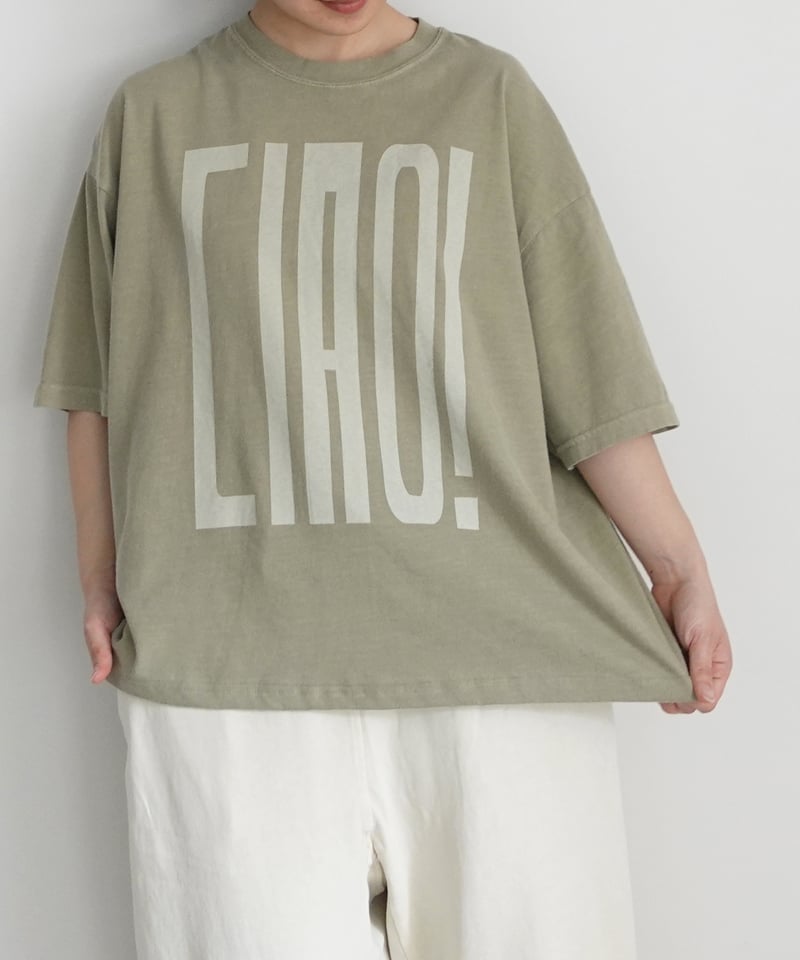 ichiイチ　オーバーTシャツ　イエロー　241254 ichiイチ オーバーTシャツ イエロー 241254 ichiイチオーバーT