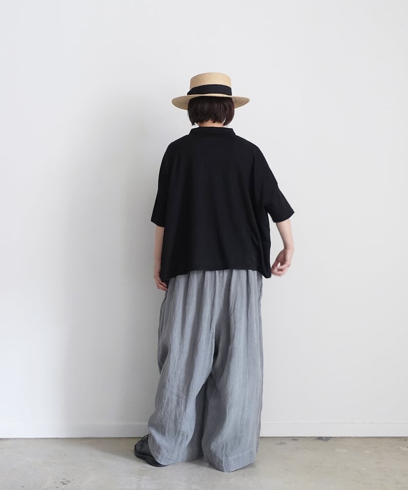 ichiAntiquités 1001154 Linen Big POLO / 2 COLOR