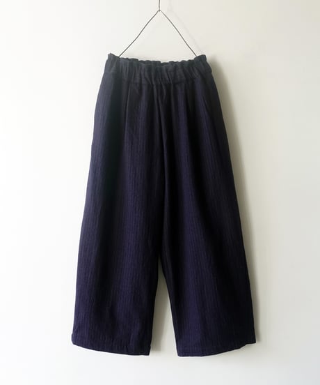 i c h i  250715 Pin Stripe Relax Pants / 2 COLORS