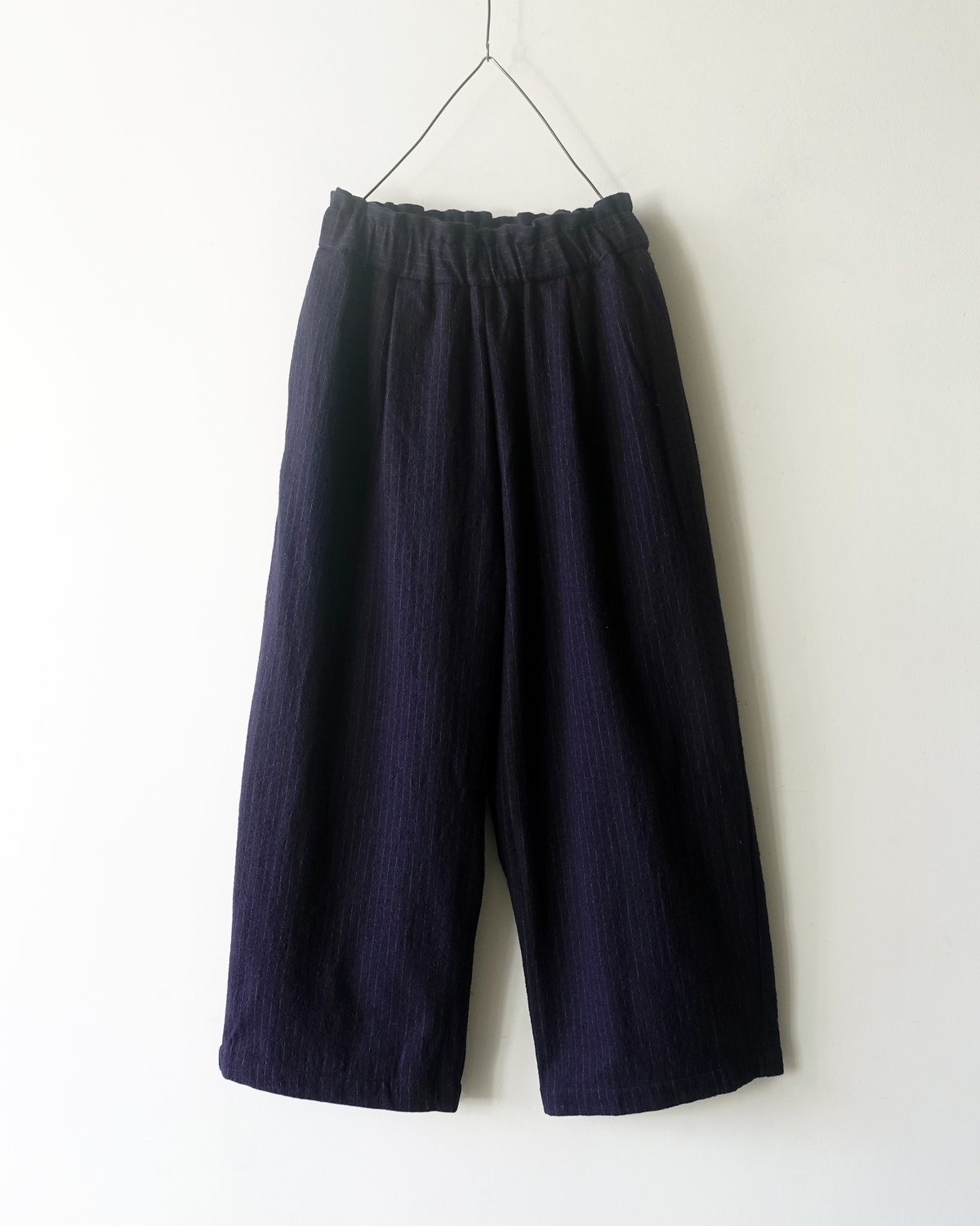 i c h i 250715 Pin Stripe Relax Pants / 2 COLO