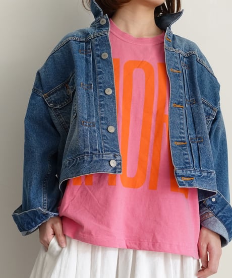 i c h i  241253  "AMORE / MIO!" Pigment Over T Shirt / 3 COLORS
