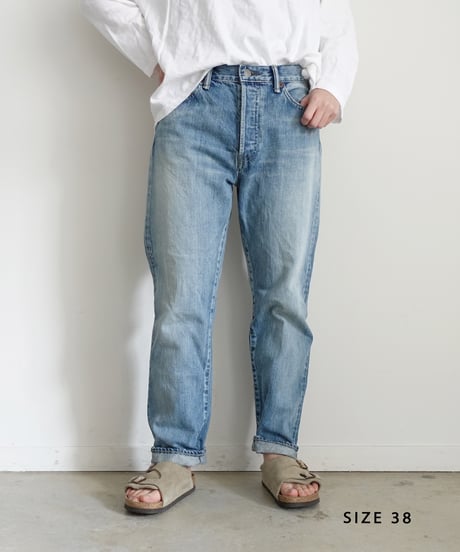 ichiAntiquités  1000339  OKAYAMA Made Selvage Denim Pants / A : VINTAGE WASH・3 size