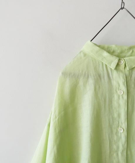 i c h i 251209 Relax Linen Shirt / 5 COLORS : ORANGE・GREEN