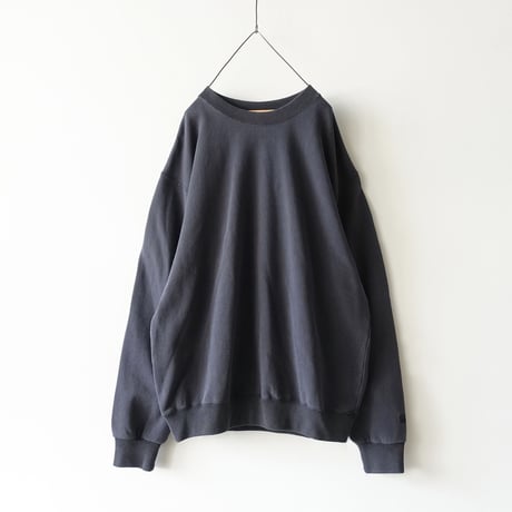【 LIMITED COLLAB 】i c h i × RUSSELL ATHLETIC 230563 Vintage Wash Pigment Sweat / BROWN・CHARCOAL