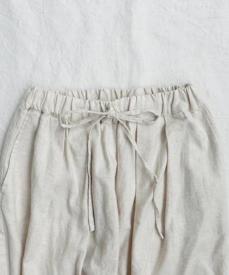 i c h i 251041 Linen Cotton Herringbone Relax Pants / 2 COLORS