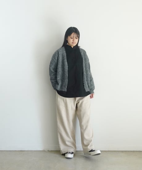 i c h i  250715 Pin Stripe Relax Pants / 2 COLORS