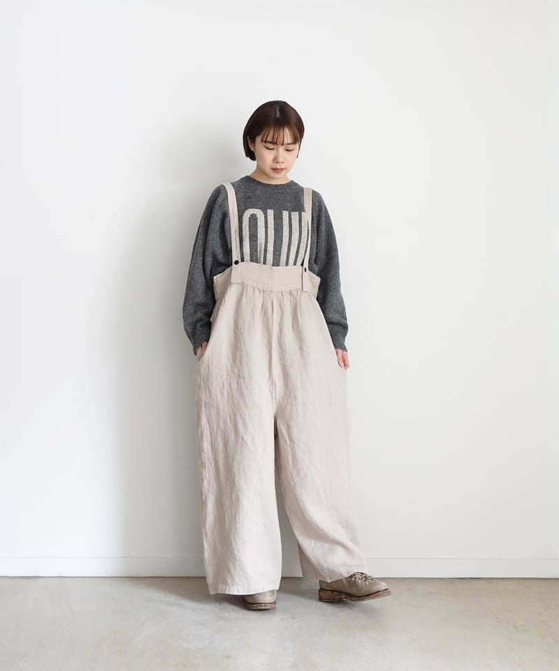 日本産　ウールランド i c h i 250467・250468 Shetland Wool Knit Pull