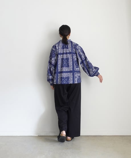 i c h i  251103  Bandana Print Blouse  / B : BANDANA